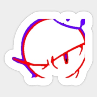 FAKE FACE Sticker